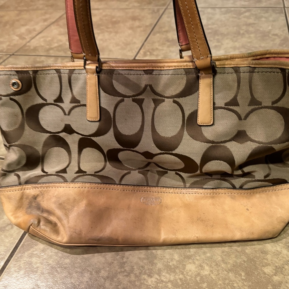 Beige coach story